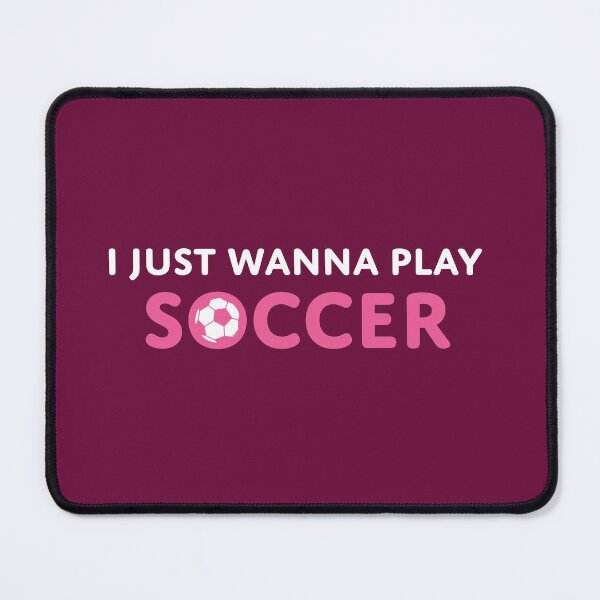 Item preview, Girl I just wanna play football minimal designed and sold by Freewind-Studio.