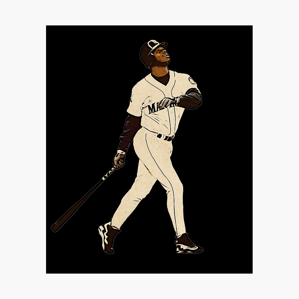 Ken Griffey Jr The Kid Baseball Vintage Signature Perfect Gift Poster for  Sale by georgiyigsub