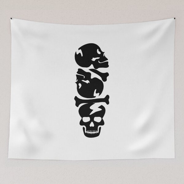 Item preview, Black Skull letter I designed and sold by Quote for  Success.