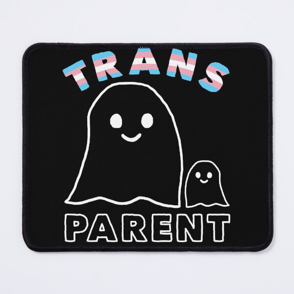 Item preview, Spooky Ghosts Halloween Trans Parent Transgender Pride Flag designed and sold by MarOlv.