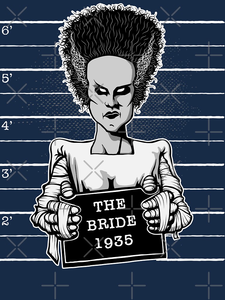 Bride Of Frankenstein Monster Mugshot