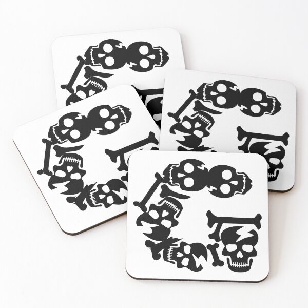 Item preview, Black Skull letter G designed and sold by Quote for  Success.