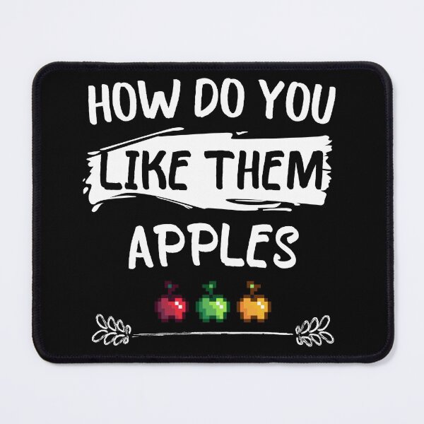 Artikelvorschau, Wie magst du sie Äpfel - Ein Apfel am Tag - Grüne Finger - Pixelierte Äpfel entworfen und verkauft von For the love of Pixels.