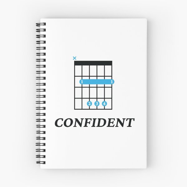 Item preview, B Confident B Guitar Chord Tab Light Theme designed and sold by nightsworthy.
