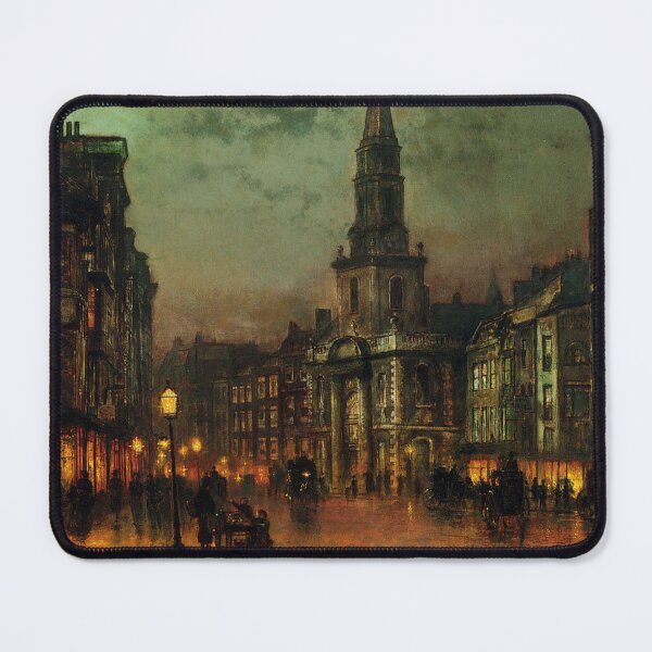 Item preview,  Blackman Street, Borough, London, 1885, oil on canvas, 76.2 x 63.5 cm, John Atkinson Grimshaw (1836-1893) designed and sold by Art Outlaws.