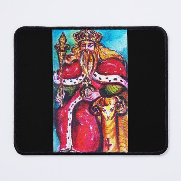 Item preview, TAROTS OF THE LOST SHADOWS /THE EMPEROR Watercolor by Bulgan Lumini designed and sold by BulganLumini.
