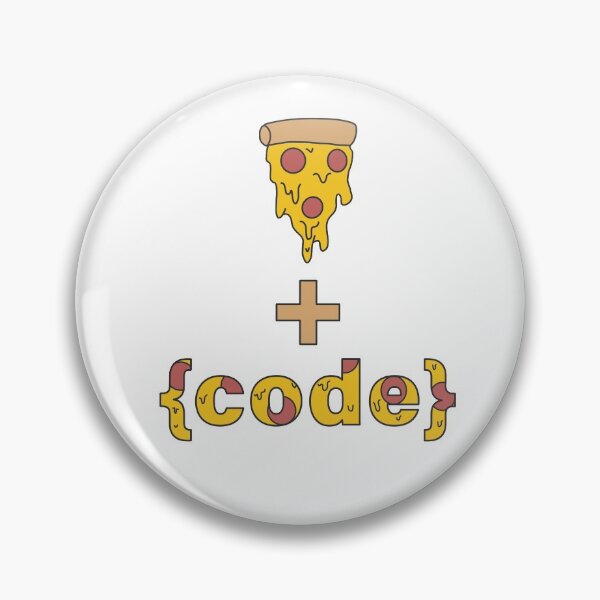 Item preview, Pizza + Code designed and sold by Code  Monkeys.