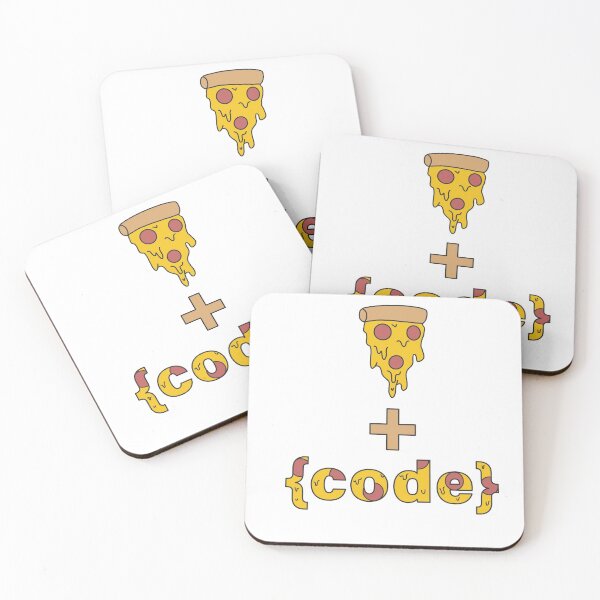 Item preview, Pizza + Code designed and sold by Code  Monkeys.