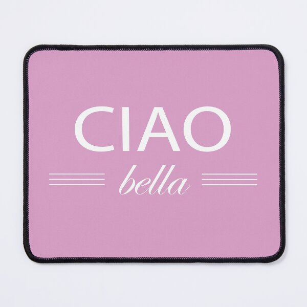 Item preview, CIAO bella (white pink) designed and sold by planDpromotions.