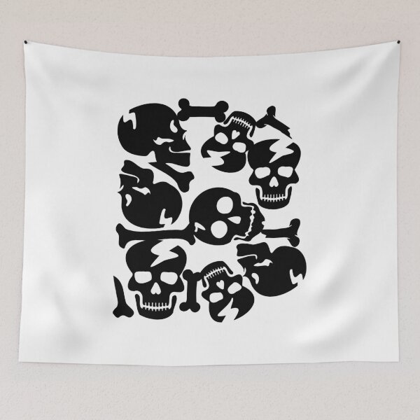 Item preview, Black Skull letter B designed and sold by Quote for  Success.