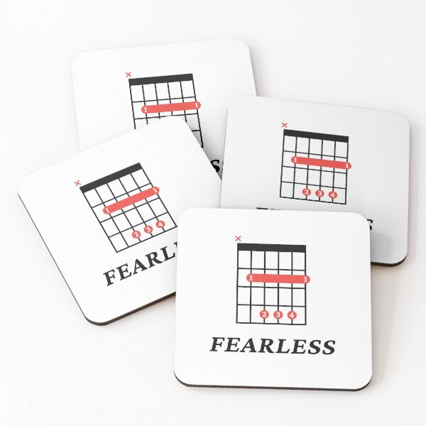 Item preview, B Fearless B Guitar Chord Tab Light Theme designed and sold by nightsworthy.