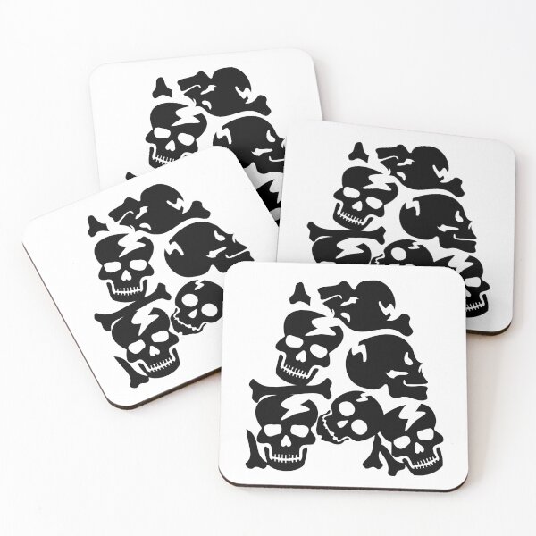 Item preview, Black Skull letter A designed and sold by Quote for  Success.