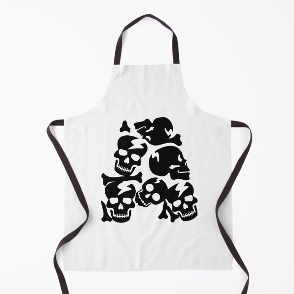 Item preview, Black Skull letter A designed and sold by Quote for Success.