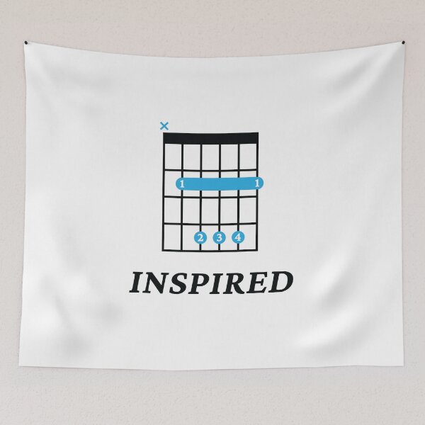 Item preview, B Inspired B Guitar Chord Tab Light Theme designed and sold by nightsworthy.