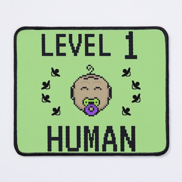 Item preview, Level 1 Human - Cute baby emoticon - Pixelated babies designed and sold by For the love of Pixels.