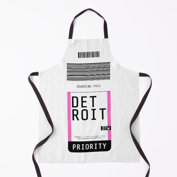 Item preview, Detroit Boarding Pass DTW (Pink) designed and sold by lukassfr.