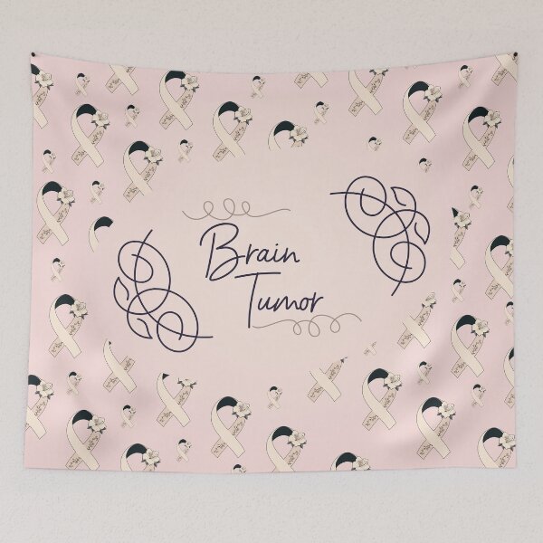 Item preview, Brain Tumor Awareness, Brain Tumor Ribbon Pattern designed and sold by AnsDesigns.