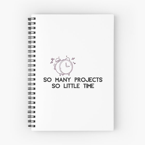 Item preview, So many projects, so little time - English & alarm clock designed and sold by Génération Ecriture.