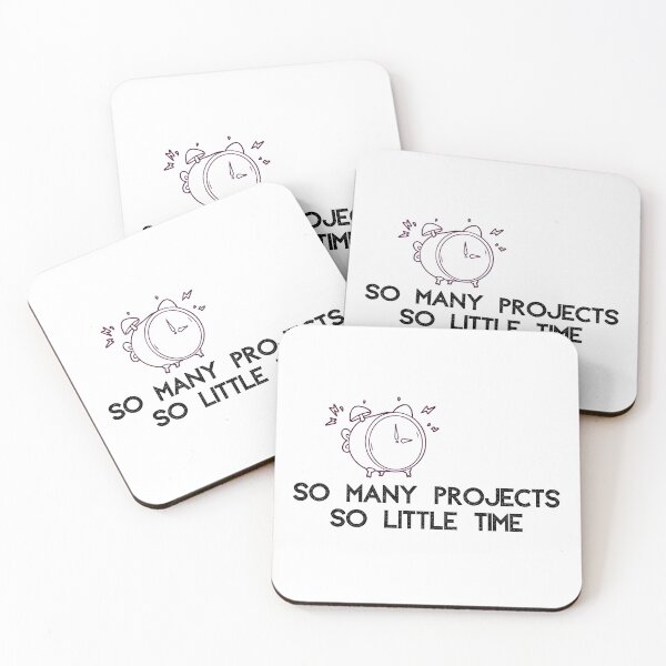 Item preview, So many projects, so little time - English & alarm clock designed and sold by Génération Ecriture.