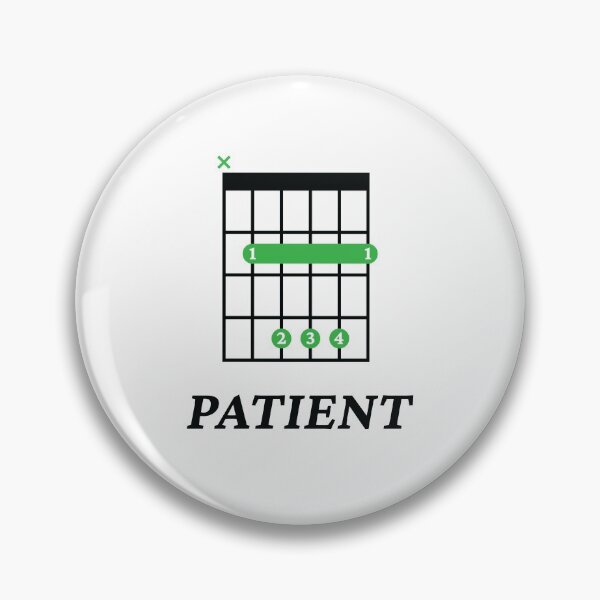 Item preview, B Patient B Guitar Chord Tab Light Theme designed and sold by nightsworthy.