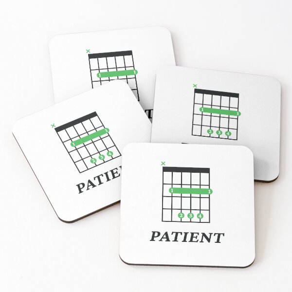 Item preview, B Patient B Guitar Chord Tab Light Theme designed and sold by nightsworthy.