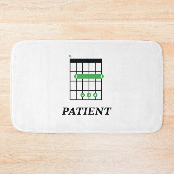 Item preview, B Patient B Guitar Chord Tab Light Theme designed and sold by nightsworthy.