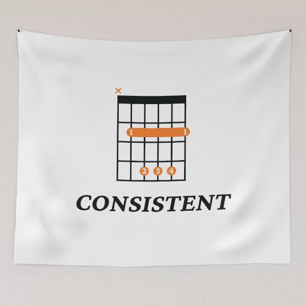 Item preview, B Consistent B Guitar Chord Tab Light Theme designed and sold by nightsworthy.