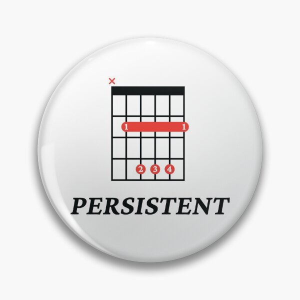 Item preview, B Persistent B Guitar Chord Tab Light Theme designed and sold by nightsworthy.