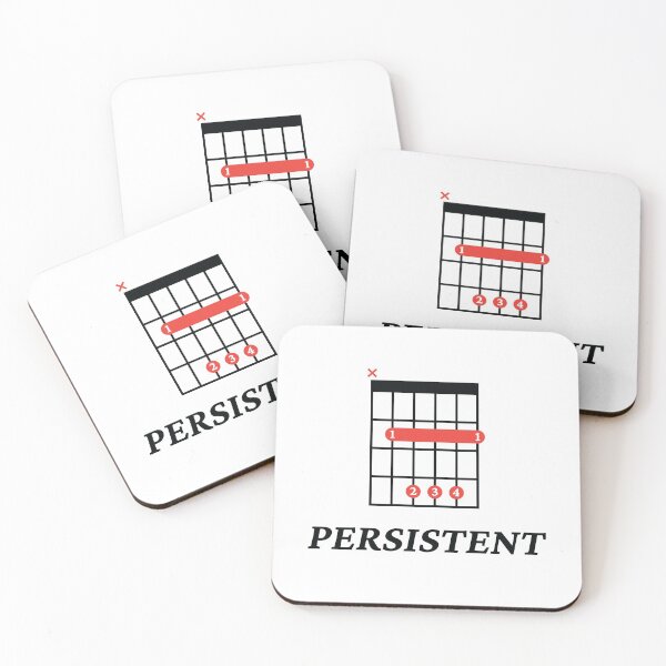 Item preview, B Persistent B Guitar Chord Tab Light Theme designed and sold by nightsworthy.