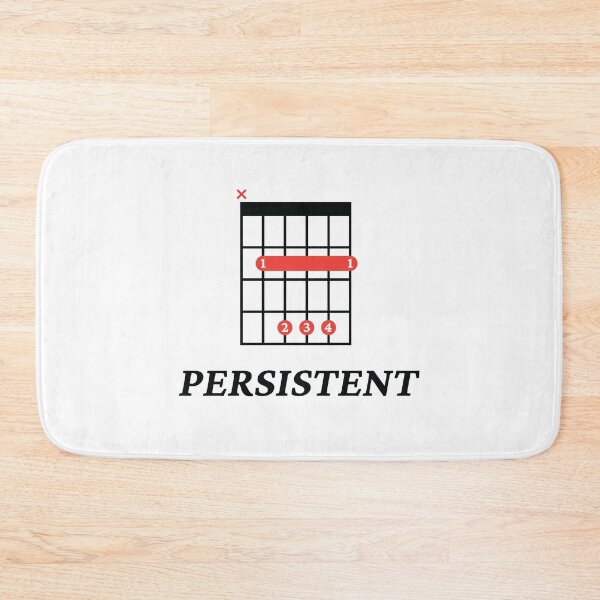 Item preview, B Persistent B Guitar Chord Tab Light Theme designed and sold by nightsworthy.