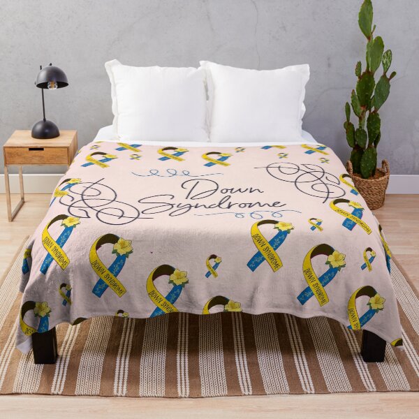 Item preview, Down Syndrome Awareness, Down Syndrome Ribbon Pattern designed and sold by AnsDesigns.