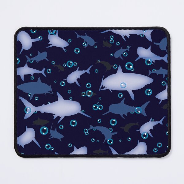 Item preview, Blue Shark Pattern designed and sold by TMBTM.