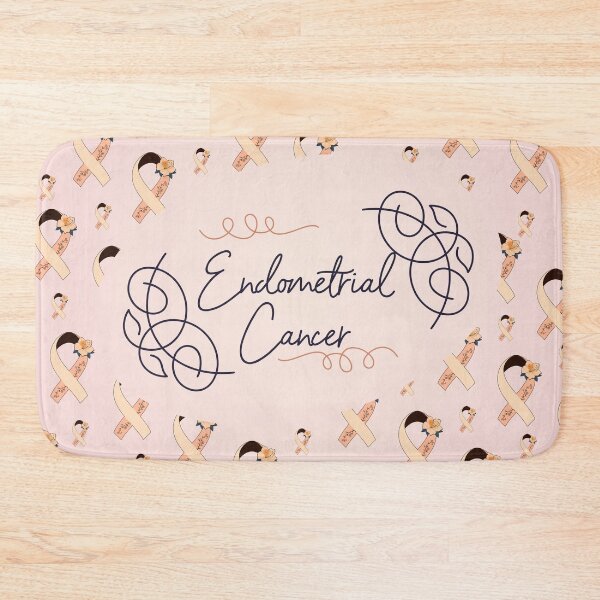 Item preview, Endometrial Cancer Awareness, Endometrial Cancer Ribbon Pattern designed and sold by AnsDesigns.