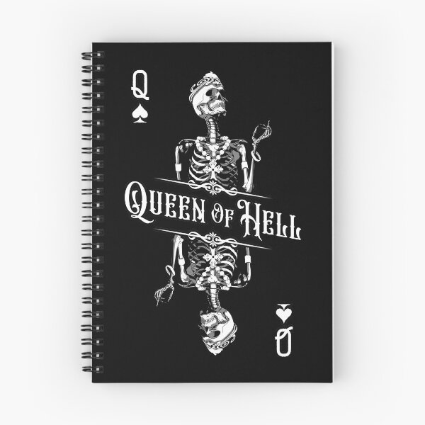 Item preview, Queen Of Hell Dead Skull Feminist Goth Playing Card designed and sold by GrandeDuc.