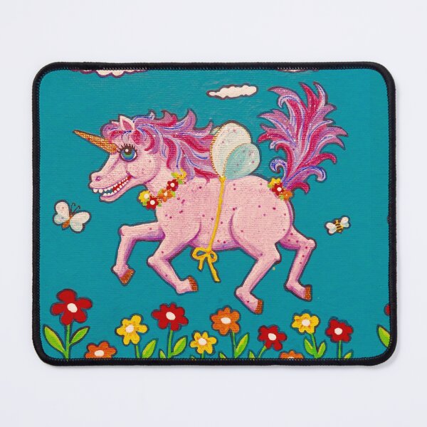 Item preview, Happy Flying Pink Unicorn designed and sold by Soozie Wray.