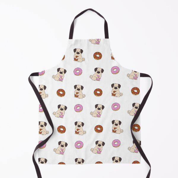 Item preview, Pug Doughnut Pattern designed and sold by BiscuitSnack.