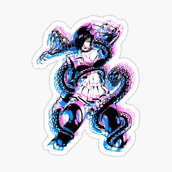 Miss Yamagi 3D style Anime Special Sticker