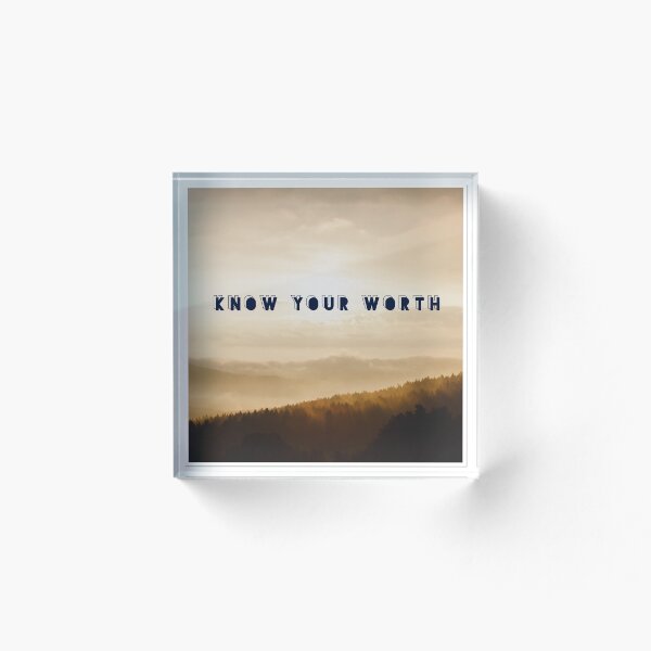 Item preview, Know your worth  designed and sold by Rowenna Henson.