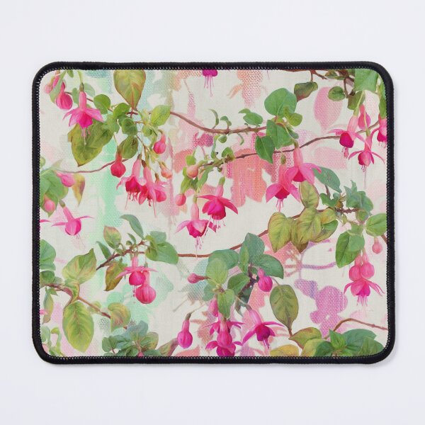 Item preview, Rainbow Fuchsia Floral Pattern designed and sold by micklyn.
