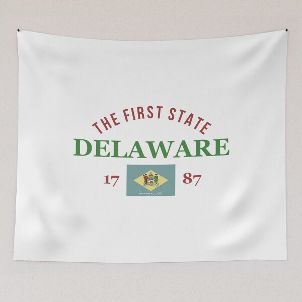 Item preview, Delaware Pride Flag Native Home Delaware  designed and sold by The Junto Shop.