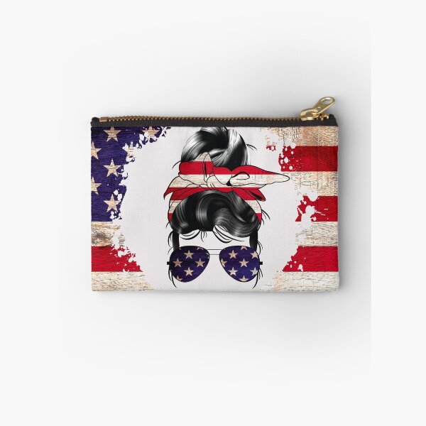 Item preview, US Flag Mom Life Mom Bun Hair designed and sold by Shawa Shop.