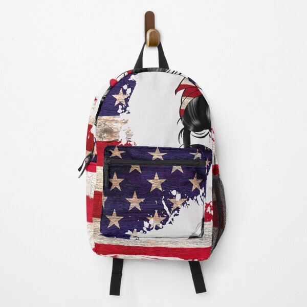 Item preview, US Flag Mom Life Mom Bun Hair designed and sold by Shawa Shop.