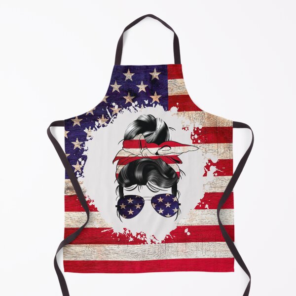 Item preview, US Flag Mom Life Mom Bun Hair designed and sold by Shawa Shop.