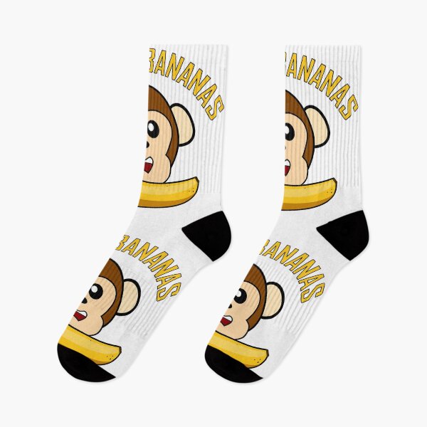 Item preview, Monkey says "Let's Go Bananas!" designed and sold by Cosmotopia.