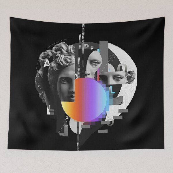 Item preview, Greek Vaporwave Aesthetic Angel designed and sold by OWLvision33.