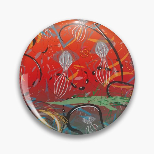 Item preview, Seabed Jelly Red original artwork designed and sold by Cultour.