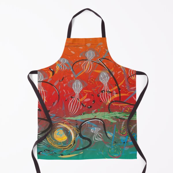 Item preview, Seabed Jelly Red original artwork designed and sold by Cultour.