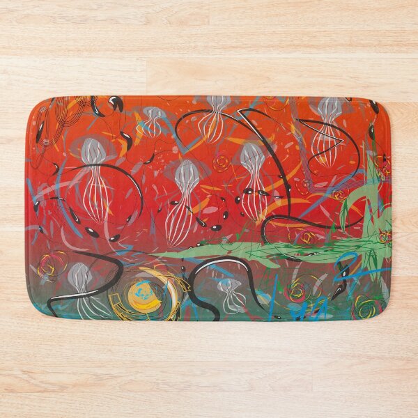 Item preview, Seabed Jelly Red original artwork designed and sold by Cultour.