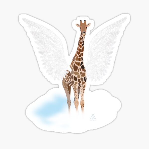 Magic giraffe Sticker