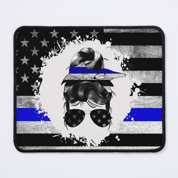Item preview, Black USA Flag Bun Hair designed and sold by Shawa Shop.